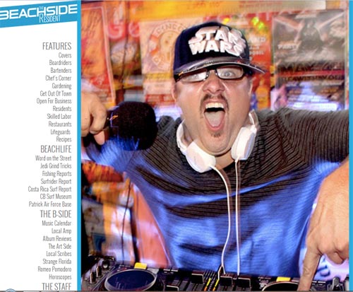 Joe Redmond, featured in Beachside Resident magazine for October.
