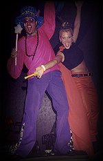 Joe & friend. Wha'daya mean we can't dance on the bar?